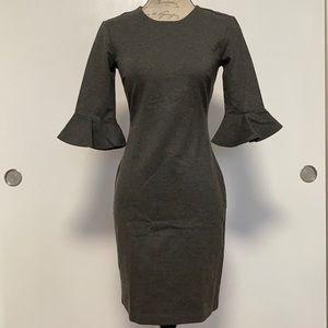 Banana Republic dress - dark gray. Flutter sleeves